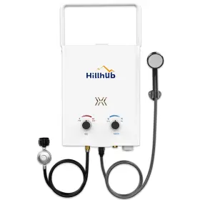 Hillhub 664404502913 Portable Shower Water Heater1.32gpm 34 000btu Tankless Propane Heater