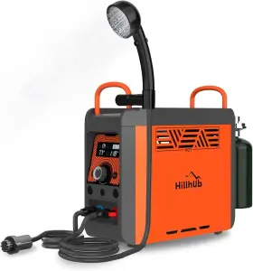 Ncgh13a-o Hillhub Propane Water Heater Built-in Battery For Showering And Cleaning Instant Hot