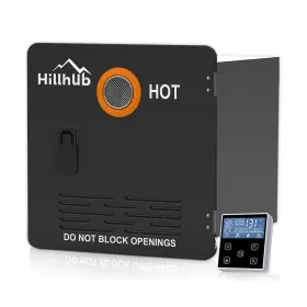 Nrgh10a-b Hillhub 65 000 Btu Rv Tankless Water Heater Max 3.9 Gpm With 15ftft X Black Door