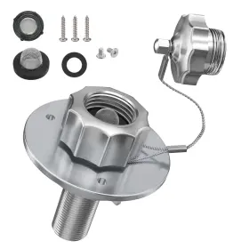 1102u Hnonpw Metal Rv Water Inlet With Check Valve 3/4 Inch Ght 1/2 Npt Replacement