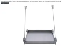 60-swhp-w Holdrite Quickstand 26-1/2 Inch Wall Mounted Water Heater Platform Up To 50