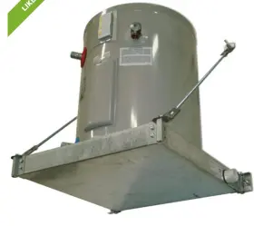 Holdrite 671119140415 Quickstand 21-1/4 Inch Wall Mounted Water Heater Platform Up To 20