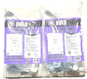 Hr-80-180 Holdrite 180 Degree Water Heater Restraint Up To 80 Gallons - Lot Of 2