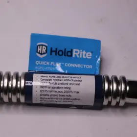Qfc-17524 Holdrite Water Heater Connectors Corrugated Stainless Steel 1 X 3/4 24