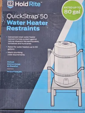Qs-50-h Holdrite 80 Gal. Galvanized Steel Water Heater Restraining Strap