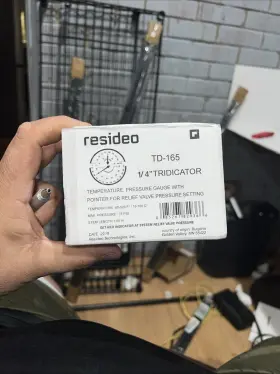 Td-165 Honeywell 085267829366 Home-resideo Tridicator - Pressure/temperature Gauge Relief Set P