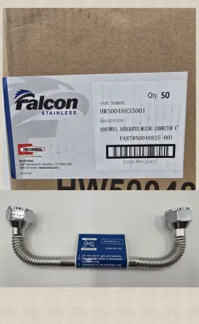 50048835001 Honeywell Qty 50 Integrated Mixing Valve Connector Hose 8 Inch Flex Hw