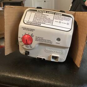 Honeywell 9007891005 Water Heater Gas Control Valve Gray Propane Mpn