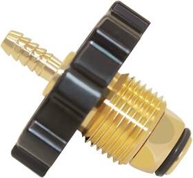 Hooshing 313036773719 Soft Nose Pol Propane Gas Tank Adapter With 1/4 Inch Hose Barb Lp Atap