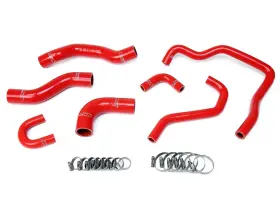57-1478-red Hps Red Silicone Radiator And Heater Hose Kit Coolant