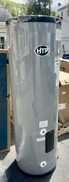 Ssc80 Htp Super Stor Contender Indirect Water Heater New Has Small Jacket Crack