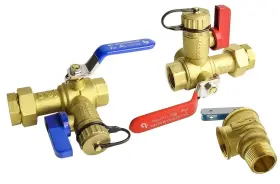 Hydro Master 692232533304 Tankless Water Heater Service Valve Kit With Pressure Relief 3/4-inch I