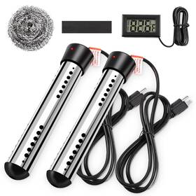 Immersion Water Heater 445035574578 2pack Portable Electric 304 Stainless Heaters With Guard