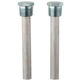 Amzc2h23 Iuniq Amzc2h23/y6a4r 2pcs Sliver Rv Water Heaters Defend 1/2 Npt Aluminum Magnesium Anode Rod Heater