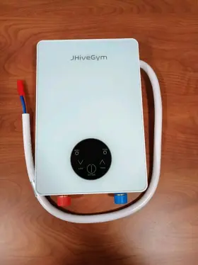 4500w Jhivegym Q0245 Tankless Instantaneous Electric Water Heater 110v White