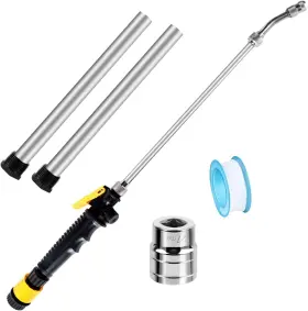 Jixsloft 744759415417 5 Pack Rv Water Heater Anode Rod And Flush Wand With Hex Wrench So