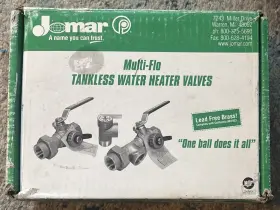 810-504g Jomar T101asg Tankless Water Heater Valves - Made In Italy