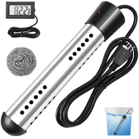 2000w Kakinca 769029940208 Immersion Water Heater Electric Portable With Lcd Thermom