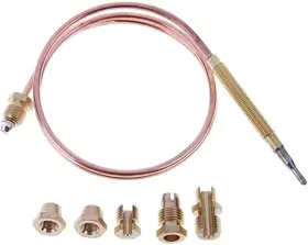 Kbzsmt-rdo006 Kbz Gas Thermocouple Kit M6x0.75 With Universal Adapter Nuts 900mm Long M9x1