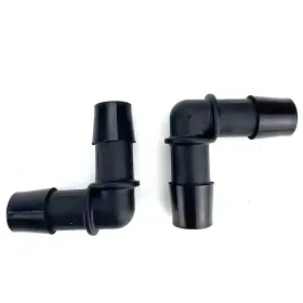 Kdp 735632403133 Automotive Elbow Heater Hose Connector L-3/8 Inch X3/8 10x10mm 2