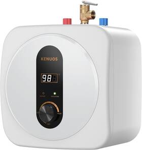 Kenuos 313052662684 Compact 2.5 Gallon Instant Hot Water Heater With Led Display And T&p Valve