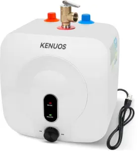 Btank25i Kenuos 2.5 Gallon Mini Tank Water Heater Under Sink Instant Hot 1500w 120v