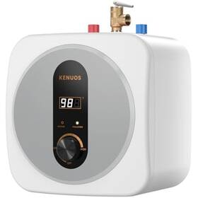 Kenuos Tank25 2.5 Gallon Mini Tank Water Heater 1500w Under Sink 120v Led