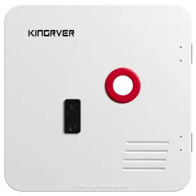 Bru-krvwd-1818-f01 Kingrver Rv Tankless Water Heater Door Kit 18x18 White Galvanized Steel For