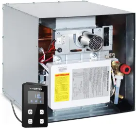 Krvg48-r Kingrver 48 000 Btu Rv Tankless Water Heater Instant Hot Without Door 12v