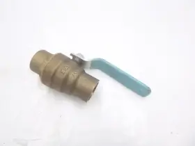 859-100 Kitz 1 Inch Sweat Ball Valve Lead-free 600 Wog 150 Wsp