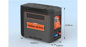 Kohree Kr5501 Helios 20 Pro Portable Water Heater 000 Btu 4000mah Rechargeable/new