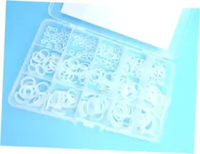 Kuang 614164074755 225 Pcs Silicone O Ring Assortment Rubber Seal Kit -o
