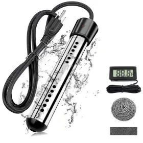 2000w Lakkzoom 716035511069 Immersion Water Heater Portable Bucket With Digital Lcd T