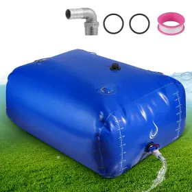 Cc-8-water Lanueva 528 Gal/2000l Portable Water Storage Bladder 1000d Pvc Foldable Tank W