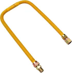 10-1253 Lasco Flexible Coated Stainless Steel Gas Range Supply Line 36-inch 5/8