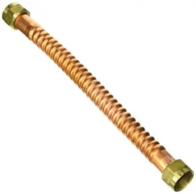 10-1351 Lasco 12 Inch Corrugated Copper Water Heater Connector 3/4 Female Thread