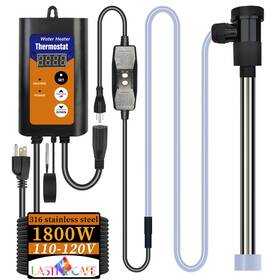 Lastingcape B0f5q4yzjy 2000w Submersible Water Heater Portable Electric Pool Hot Tub Immers