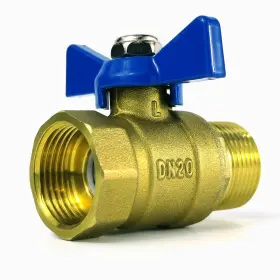 Dn20 Lecloc 3/4 Inch Npt Ball Valve Garden Hose Shut Off Thickened Brass Plumbing L