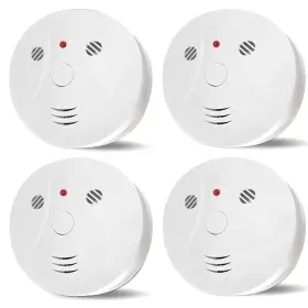 Gs528a Lecoolife 4 Pack Combination Smoke And Carbon Monoxide Detector Battery Operated Trave