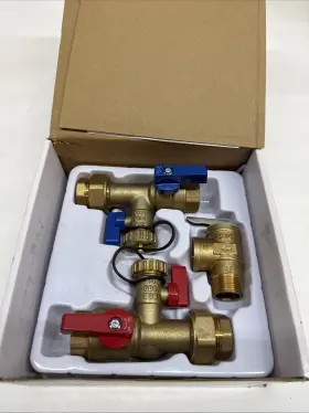 101-149nl Legend 3/4 Inch Fnpt Union X Nl Tankless Water Heater Valve Kit With