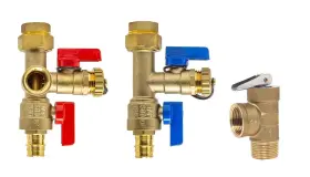 Lsc5454lf Libra Supply 3/4 Inch Expansion Pex Tankless Water Heater Isolation Valve Kit Not Crimp Pe
