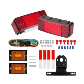 200668 Limicar Boat Trailer Lights - Led Kit With 25ft Wiring Harness Ip6... Fast Ship