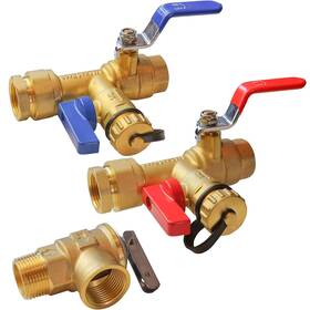 Liulo Tool B0c7mpmrrc 3/4 Inch Ips Isolator Tankless Water Heater Service Valve Kit