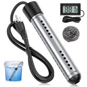 Mastwinsear 776190269182 2000w Immersion Water Heater Portable Electric With Real-time L