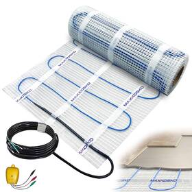 Maxkosko B0c33msfzl 30 Sq.ft. Electric Floor Heat Mat Kit 120 V Underfloor Radiant Heating
