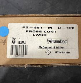 Mcdonnell & Miller 153884 And Ps-851-m-u-120 Electronic Low Water Cut-off New