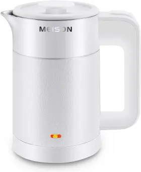 Syk-005 Meison 0.6l Small Electric Kettles Stainless Steel Mini Hot Water Boiler Heater Doubl