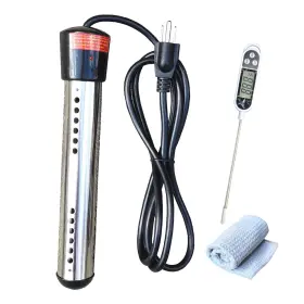 Ht1500w Melvyfiore Portable Electric Immersion Water Heater For Plastic Bucket Bathtub Submersible
