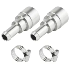 800-409 Memoeo 752848617215 Heater Hose Connector Coolant With Clamps Inlet/outlet