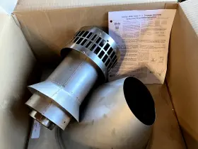 Rtg20211 Metal Fab 020352594002 Metal-fab Rheem Tankless Gas 3 Inch Vertical Concentric Termination Vent Ki